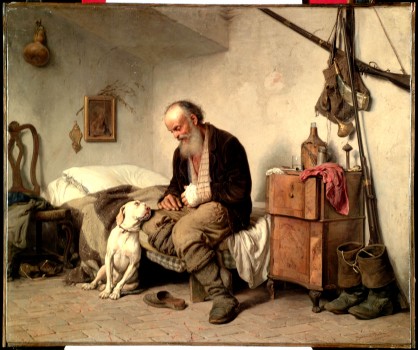 Lorenzo Barile ed il cane Paris – Fiera D’Alba