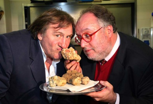 Gérard Depardieu e il profumo dei tartufi