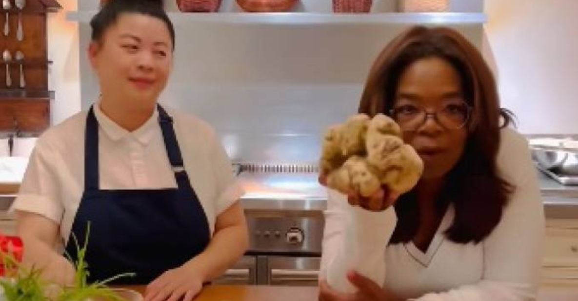 La Sabatino Tartufi dona un Tuber Magnatum Pico di oltre 1kg a Oprah Winfrey