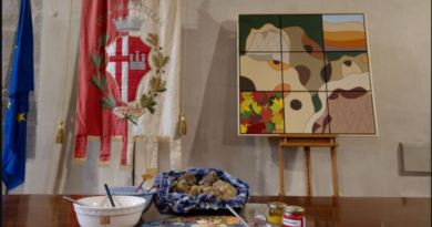 Umbria – Realizzato un Dipinto con scaglie di Tartufo Bianco: sarà messo all’Asta